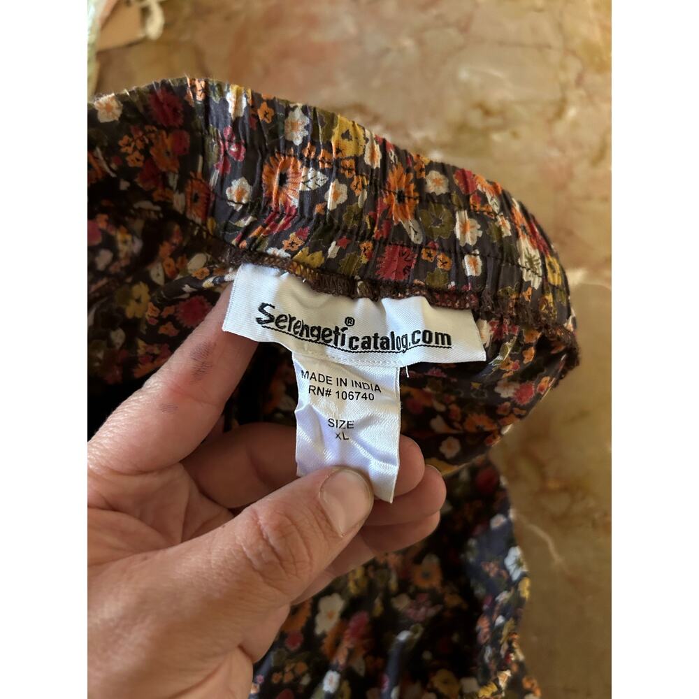 Vintage Floral Serengeti Maxi Skirt - Picture 6 of 6